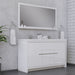 Alya Bath | Sortino 60 Double" Modern Bathroom Vanity in White (Free Standing) Alya Bath - Vanities Alya Bath   