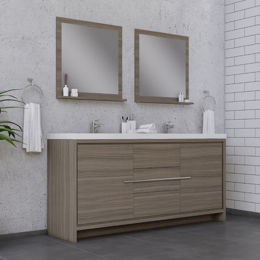 Alya Bath | Sortino 72" Modern Bathroom Vanity in Gray (Free Standing) Alya Bath - Vanities Alya Bath   
