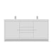 Alya Bath | Sortino 72" Modern Bathroom Vanity in White (Free Standing) Alya Bath - Vanities Alya Bath   