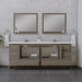 Alya Bath | Sortino 84" Modern Bathroom Vanity in Gray (Free Standing) Alya Bath - Vanities Alya Bath   