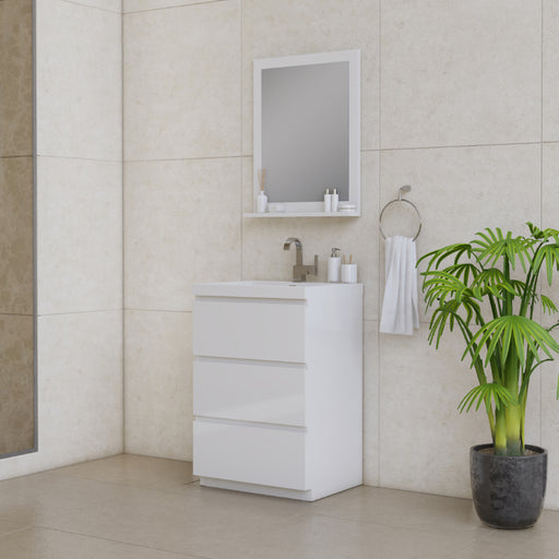 Alya Bath | Paterno 24" Modern Freestanding Bathroom Vanity in White Alya Bath - Vanities Alya Bath   