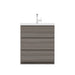 Alya Bath | Paterno 30" Modern Freestanding Bathroom Vanity in Gray Alya Bath - Vanities Alya Bath   