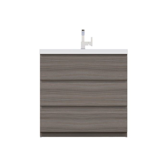 Alya Bath | Paterno 36" Modern Freestanding Bathroom Vanity in Gray Alya Bath - Vanities Alya Bath   