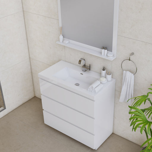 Alya Bath | Paterno 36" Modern Freestanding Bathroom Vanity in White Alya Bath - Vanities Alya Bath   