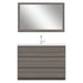 Alya Bath | Paterno 48" Modern Freestanding Bathroom Vanity in Gray Alya Bath - Vanities Alya Bath   