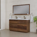 Alya Bath | Paterno 60" Double Modern Freestanding Bathroom Vanity in Rosewood Alya Bath - Vanities Alya Bath   