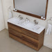 Alya Bath | Paterno 60" Double Modern Freestanding Bathroom Vanity in Rosewood Alya Bath - Vanities Alya Bath   