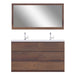 Alya Bath | Paterno 60" Double Modern Freestanding Bathroom Vanity in Rosewood Alya Bath - Vanities Alya Bath   