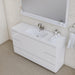 Alya Bath | Paterno 60" Single Modern Freestanding Bathroom Vanity in White Alya Bath - Vanities Alya Bath   