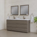 Alya Bath | Paterno 72" Modern Freestanding Bathroom Vanity in Gray Alya Bath - Vanities Alya Bath   