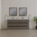 Alya Bath | Paterno 72" Modern Freestanding Bathroom Vanity in Gray Alya Bath - Vanities Alya Bath   