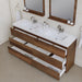 Alya Bath | Paterno 72" Modern Freestanding Bathroom Vanity in Rosewood Alya Bath - Vanities Alya Bath   