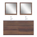 Alya Bath | Paterno 72" Modern Freestanding Bathroom Vanity in Rosewood Alya Bath - Vanities Alya Bath   