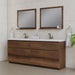 Alya Bath | Paterno 84" Modern Freestanding Bathroom Vanity in Rosewood Alya Bath - Vanities Alya Bath   