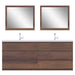 Alya Bath | Paterno 84" Modern Freestanding Bathroom Vanity in Rosewood Alya Bath - Vanities Alya Bath   