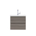 Alya Bath | Paterno 24" Modern Wall Mounted Bathroom Vanity in Gray Alya Bath - Vanities Alya Bath   