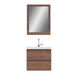 Alya Bath | Paterno 24" Modern Wall Mounted Bathroom Vanity in Rosewood Alya Bath - Vanities Alya Bath   