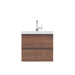 Alya Bath | Paterno 24" Modern Wall Mounted Bathroom Vanity in Rosewood Alya Bath - Vanities Alya Bath   