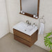 Alya Bath | Paterno 30" Modern Wall Mounted Bathroom Vanity in Rosewood Alya Bath - Vanities Alya Bath   