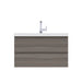 Alya Bath | Paterno 36" Modern Wall Mounted Bathroom Vanity in Gray Alya Bath - Vanities Alya Bath   