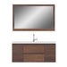 Alya Bath | Paterno 48" Modern Wall Mounted Bathroom Vanity in Rosewood Alya Bath - Vanities Alya Bath   