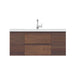 Alya Bath | Paterno 48" Modern Wall Mounted Bathroom Vanity in Rosewood Alya Bath - Vanities Alya Bath   