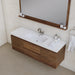 Alya Bath | Paterno 60" Single Modern Wall Mounted Bathroom Vanity in Rosewood Alya Bath - Vanities Alya Bath   