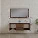 Alya Bath | Paterno 60" Single Modern Wall Mounted Bathroom Vanity in Rosewood Alya Bath - Vanities Alya Bath   