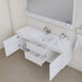 Alya Bath | Paterno 60" Single Modern Wall Mounted Bathroom Vanity in White Alya Bath - Vanities Alya Bath   