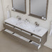 Alya Bath | Paterno 72" Modern Wall Mounted Bathroom Vanity in Gray Alya Bath - Vanities Alya Bath   