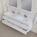 Alya Bath | Paterno 72" Modern Wall Mounted Bathroom Vanity in White Alya Bath - Vanities Alya Bath   