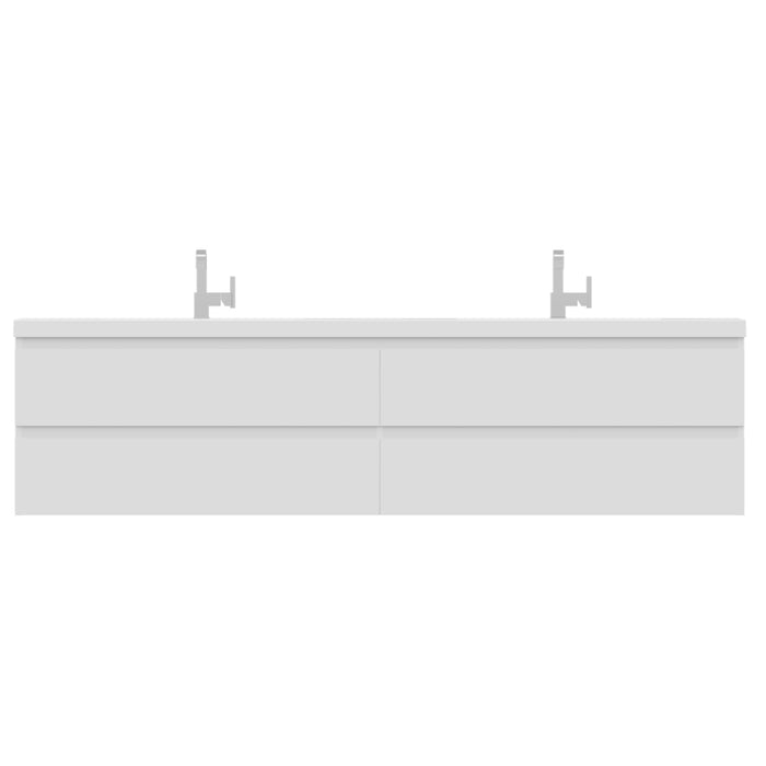 Alya Bath | Paterno 84" Modern Wall Mounted Bathroom Vanity in White Alya Bath - Vanities Alya Bath   