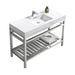 KubeBath | Cisco 48" Stainless Steel Console with Acrylic Sink - Chrome KubeBath - Vanities KubeBath   