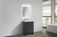 KubeBath | Dolce 24" Gray Oak Modern Bathroom Vanity with White Quartz Counter-Top KubeBath - Vanities KubeBath   