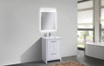 KubeBath | Dolce 24" High Gloss White Modern Bathroom Vanity with White Quartz Counter-Top KubeBath - Vanities KubeBath   