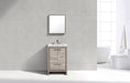 KubeBath | Dolce 24" Nature Wood Modern Bathroom Vanity with White Quartz Counter-Top KubeBath - Vanities KubeBath   