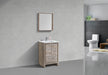 KubeBath | Dolce 24" Nature Wood Modern Bathroom Vanity with White Quartz Counter-Top KubeBath - Vanities KubeBath   