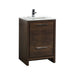 KubeBath | Dolce 24" Rose Wood Modern Bathroom Vanity with White Quartz Counter-Top KubeBath - Vanities KubeBath   