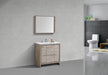 KubeBath | Dolce 36" Nature Wood Modern Bathroom Vanity with White Quartz Counter-Top KubeBath - Vanities KubeBath   