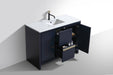 KubeBath | Dolce 48" Blue Modern Bathroom Vanity with White Quartz Counter-Top KubeBath - Vanities KubeBath   