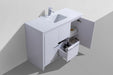 KubeBath | Dolce 48" High Gloss White Modern Bathroom Vanity with White Quartz Counter-Top KubeBath - Vanities KubeBath   