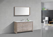 KubeBath | Dolce 60" Nature Wood Modern Bathroom Vanity with White Quartz Counter-Top KubeBath - Vanities KubeBath   