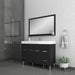 Alya Bath | Ripley 48" Black Vanity with Sink (Free Standing) Alya Bath - Vanities Alya Bath   