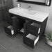 Alya Bath | Ripley 48" Black Vanity with Sink (Free Standing) Alya Bath - Vanities Alya Bath   