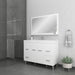 Alya Bath | Ripley 48" White Vanity with Sink (Free Standing) Alya Bath - Vanities Alya Bath   