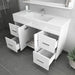 Alya Bath | Ripley 48" White Vanity with Sink (Free Standing) Alya Bath - Vanities Alya Bath   