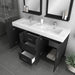 Alya Bath | Ripley 60" Black Double vanity with Sink (Free Standing) Alya Bath - Vanities Alya Bath   