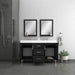 Alya Bath | Ripley 60" Black Double vanity with Sink (Free Standing) Alya Bath - Vanities Alya Bath   