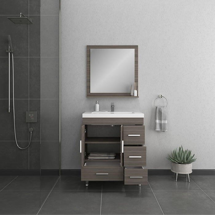 Alya Bath | Ripley 30" Gray Vanity with Sink (Free Standing) Alya Bath - Vanities Alya Bath   