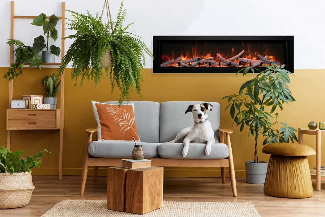 Amantii | Panorama Deep Xtra-Tall| Electric Built-In Fireplace Indoor / Outdoor Amantii - Electric Fireplace Amantii   